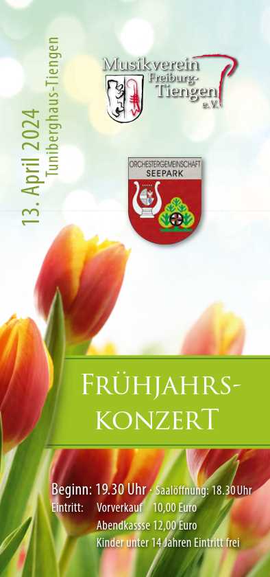 2024 Frühjahrskonzert Doppelkonzert Orchestergemeinschaft Seepark Musikverein Freiburg-Tiengen