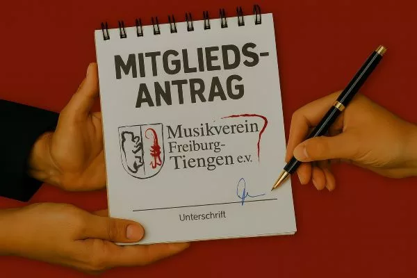 Fördermitglied mitgliedsantrag musikverein freiburg tiengen