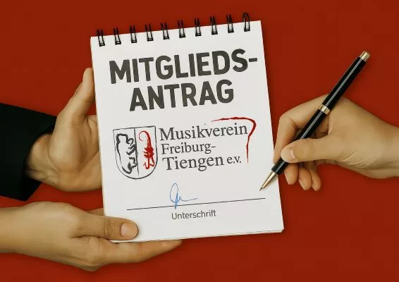 Fördermitglied mitgliedsantrag musikverein freiburg tiengen