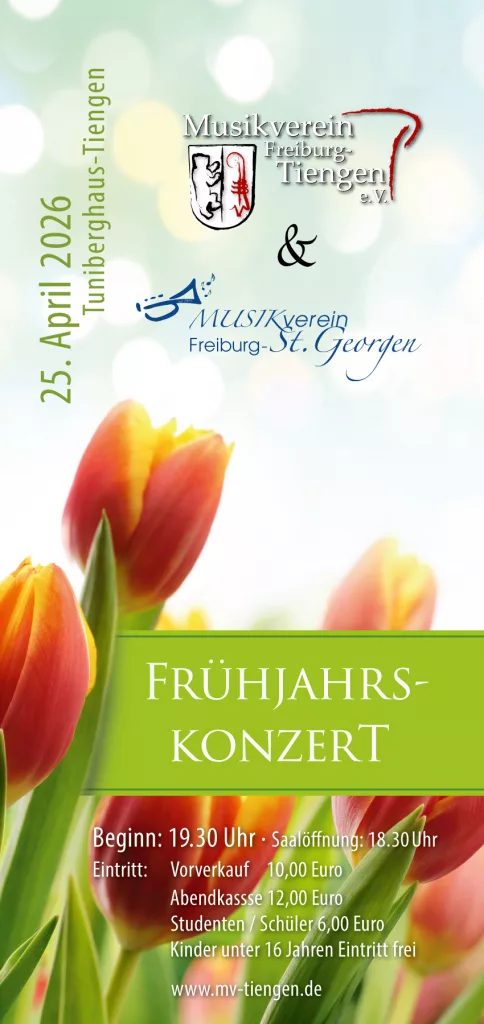 Frühjahrskonzert Doppelkonzert Musikverein Freiburg Tiengen Freiburg St.Georgen