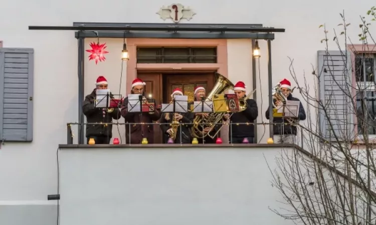 2017 Adventsbazar Pfarrgarten Musikverein Freiburg-Tiengen
