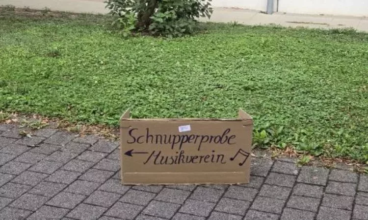 Schnupperprobe Mitmachprobe Musikverein Freiburg Tiegen